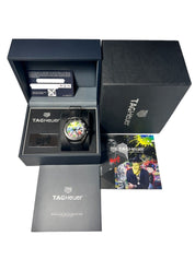 Tag Heuer Steel Formula 1 Alex Monopoly Steel White 41mm Quartz Watch WAZ1119
