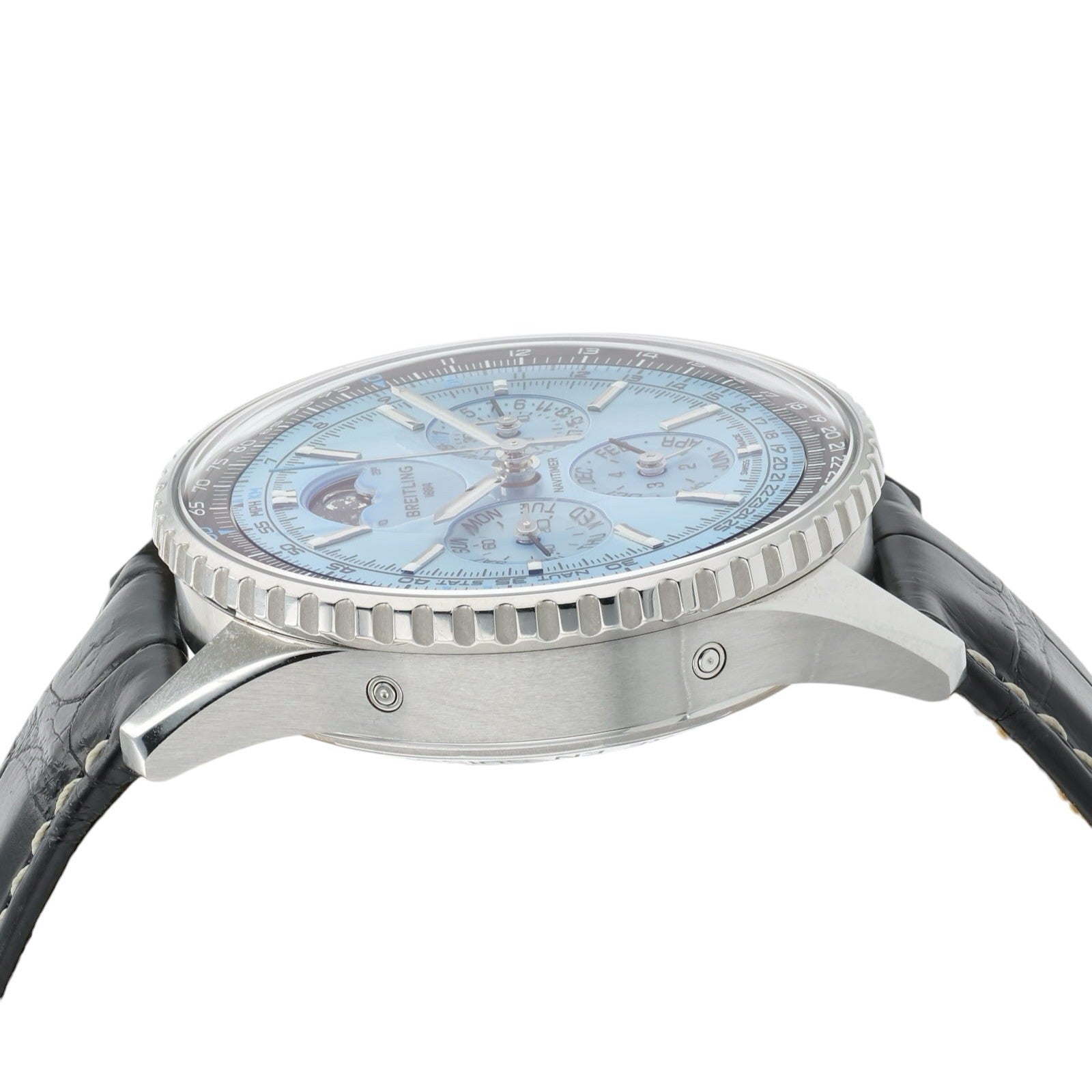 Breitling Navitimer B19 Ice Blue Dial Steel 43mm Automatic Men’s Watch PB1920