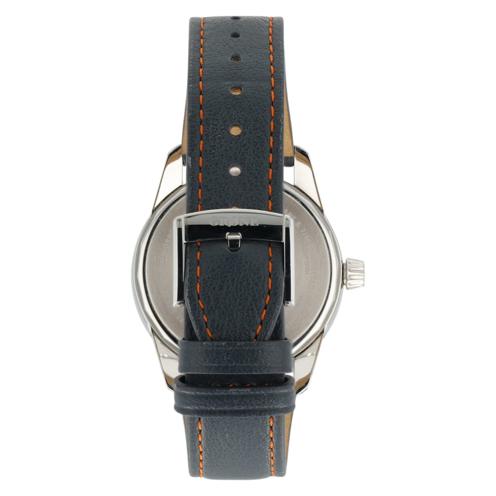 Grone Manueel Salmon Dial Stainless Steel 38mm Manual Wind Men’s Watch