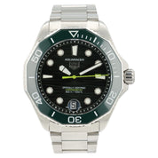 Tag Heuer Aquaracer Green Dial Stainless Steel 42mm Automatic Mens Watch WBP5116