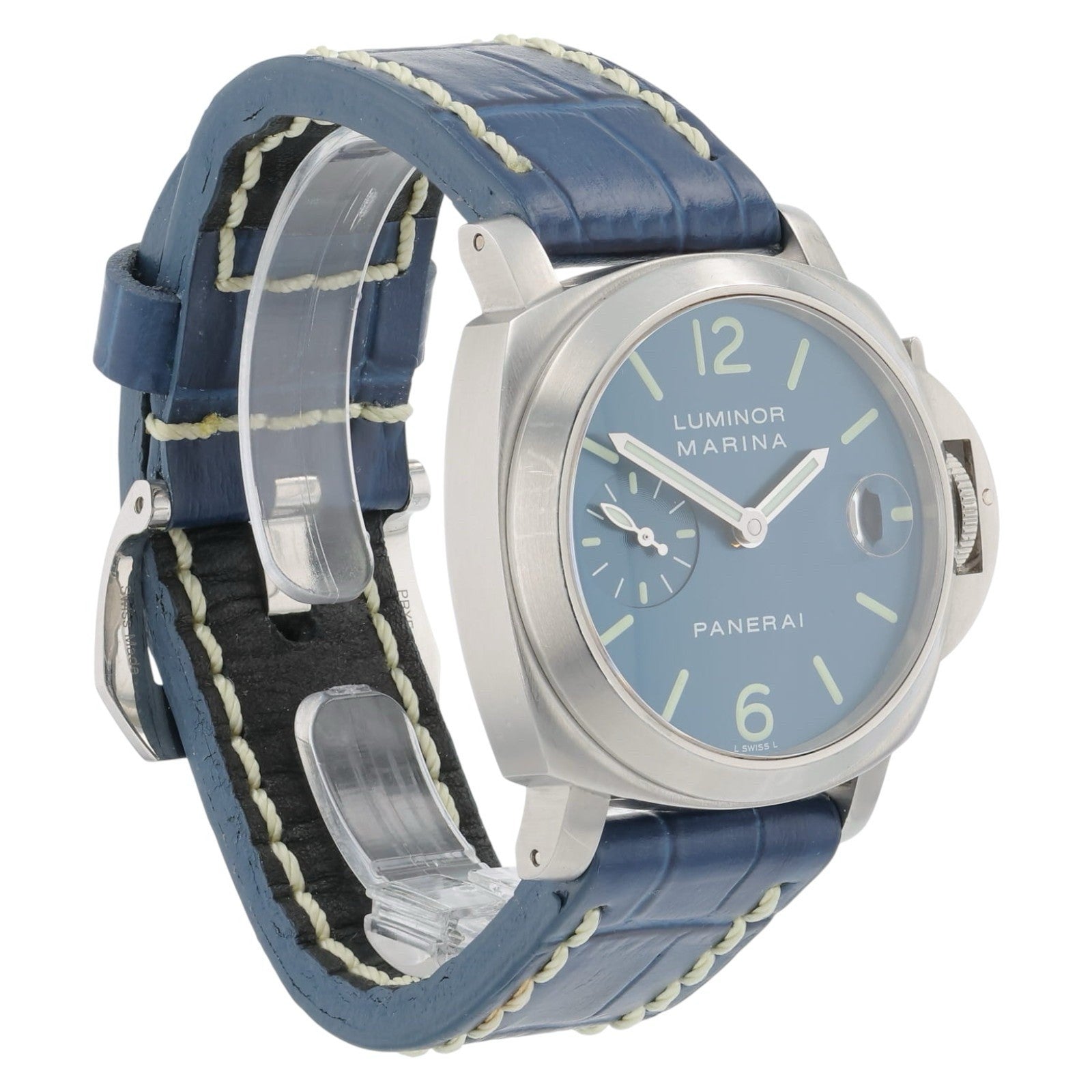Panerai Luminor Marina Stainless Steel Blue Dial 40mm Automatic Mens PAM00070