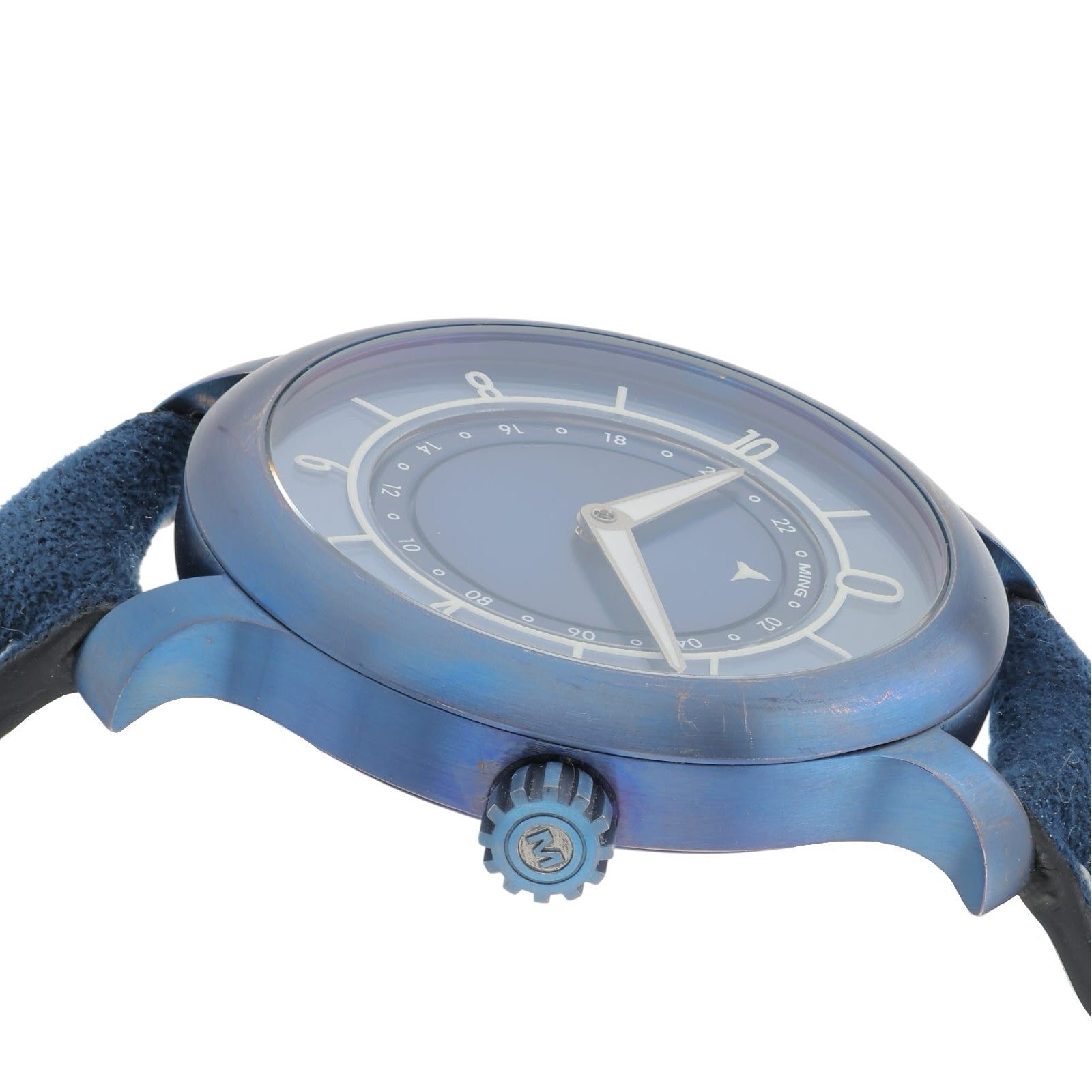 Ming First Anniversary Ultra Blue Titanium Blue Dial 38mm Automatic Men’s 17.03