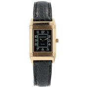 Jaeger LeCoultre Reverso Black Dial 18k Rose Gold 20mm Manual Wind 260.2.86