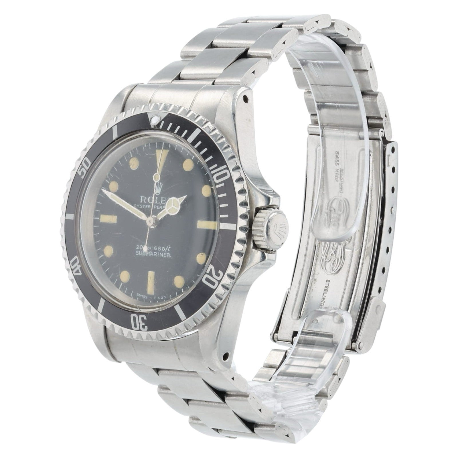 Rolex Submariner Black Dial Stainless Steel 40mm Automatic Men’s Watch 5513