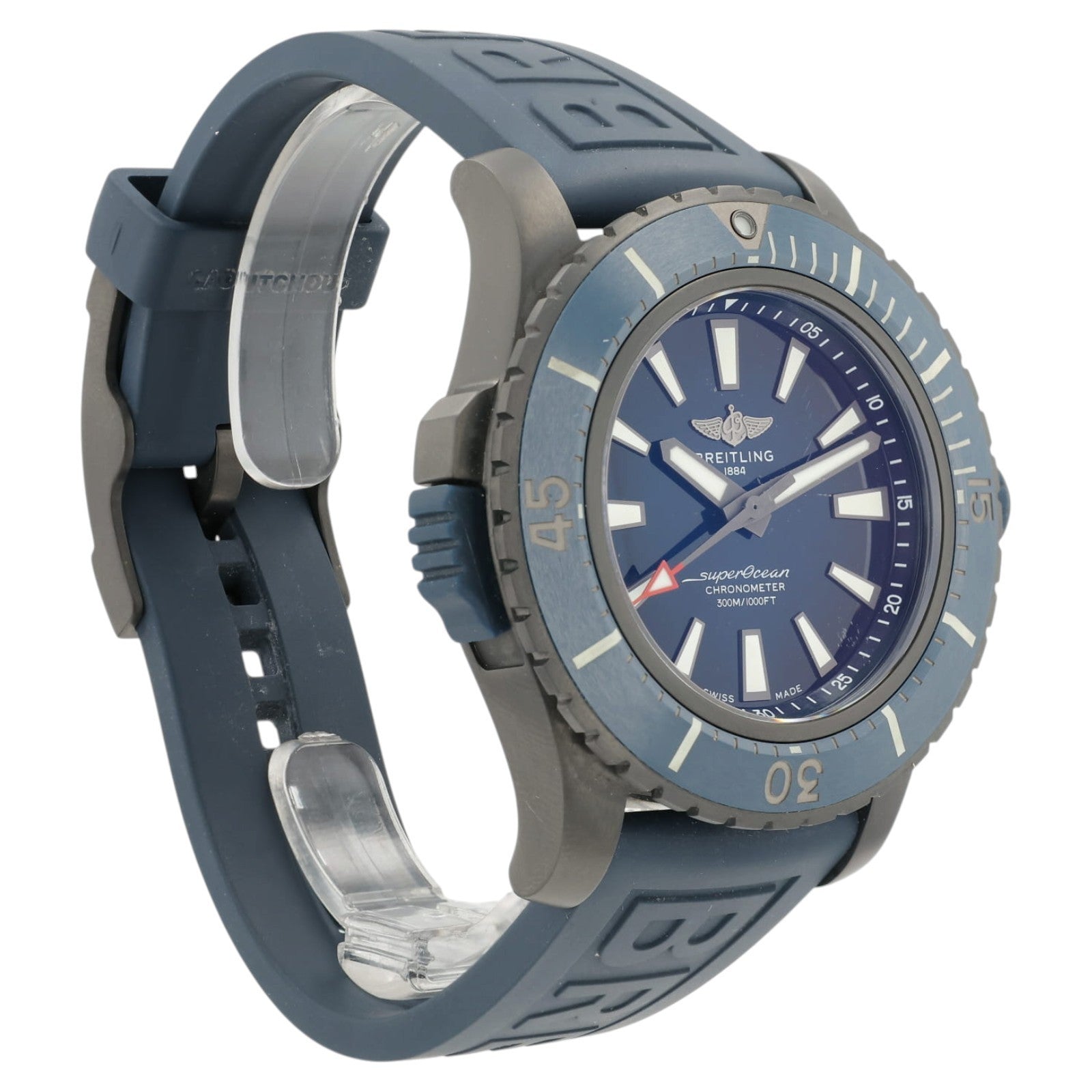 Breitling SuperOcean 48 Blue Dial Titanium 48mm Automatic Mens Watch V17369
