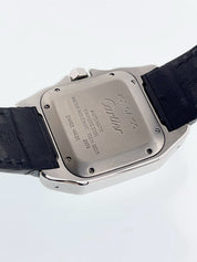 Cartier Santos Stainless Steel Silver Dial Midsize 33mm Automatic Men's Watch