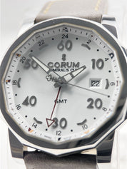 Corum Admirals Cup GMT 44mm Automatic Men's Stainless Watch White 383.330.20