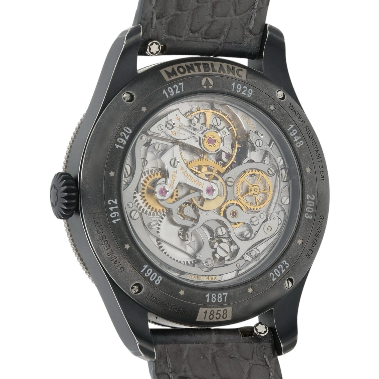 Montblanc The Unveiled Timekeeper Gray Dial Stainless Steel 42.5mm Manual Wind