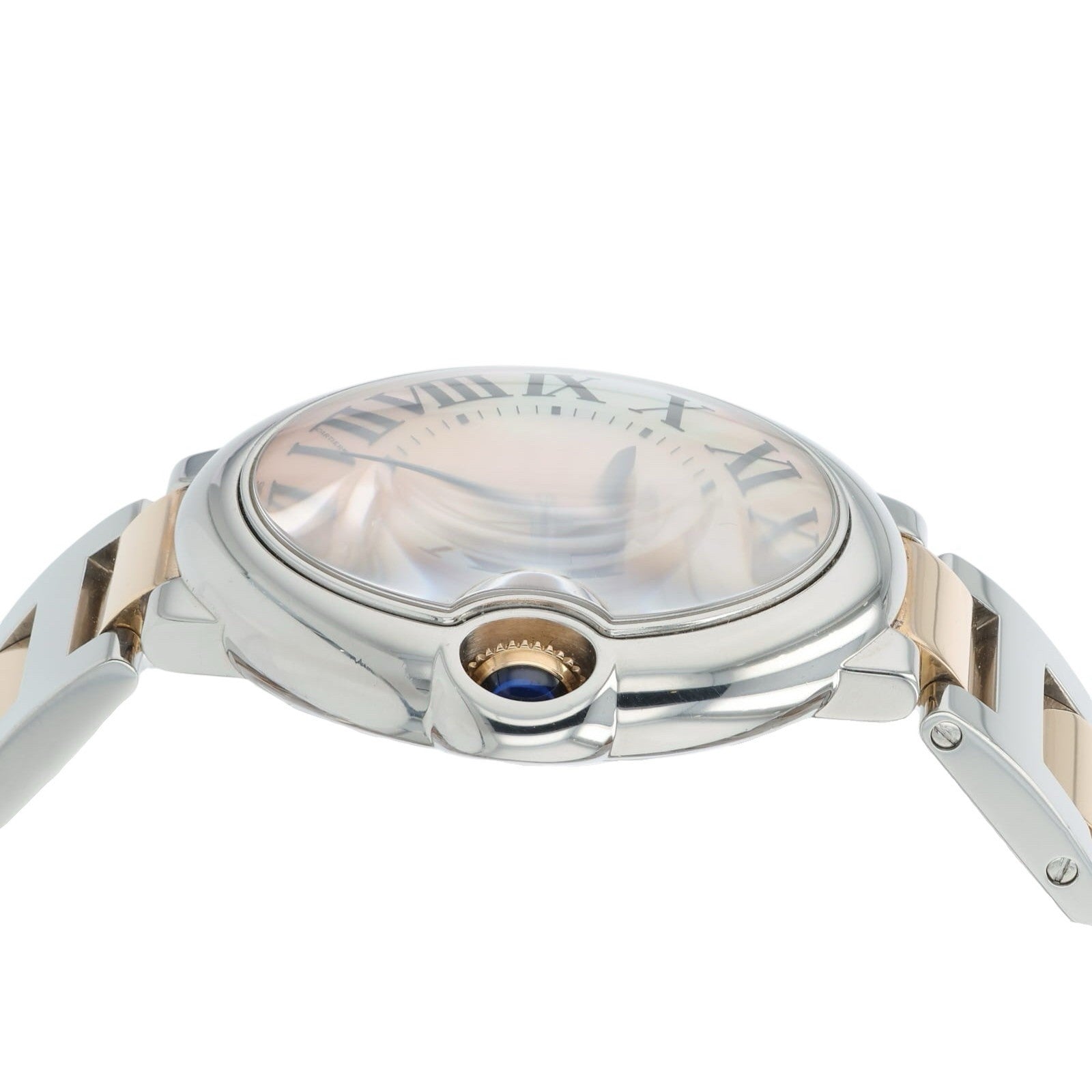 Cartier Ballon Bleu Pink MOP Dial Gold & Steel 36mm Automatic Unisex Watch