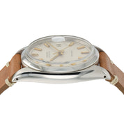 Rolex Oysterdate Silver Dial Stainless Steel 34mm Automatic Unisex Watch 6694