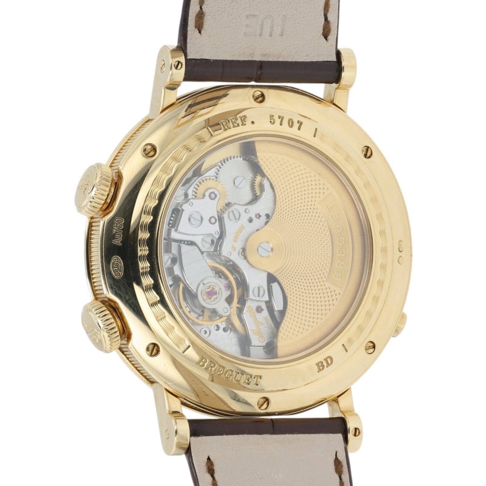 Breguet Classique Alarm Silver Dial 18k Yellow Gold 39mm Automatic Mens 5707BA