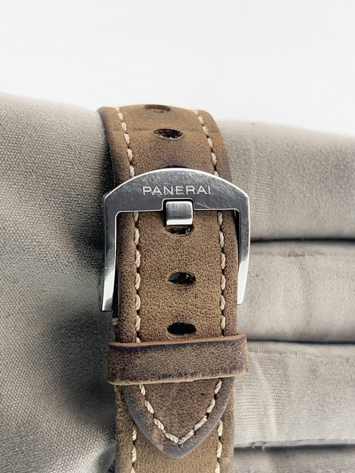 Panerai Luminor Due Stainless Steel Grey Dial 38mm Automatic Mens Watch PAM00755