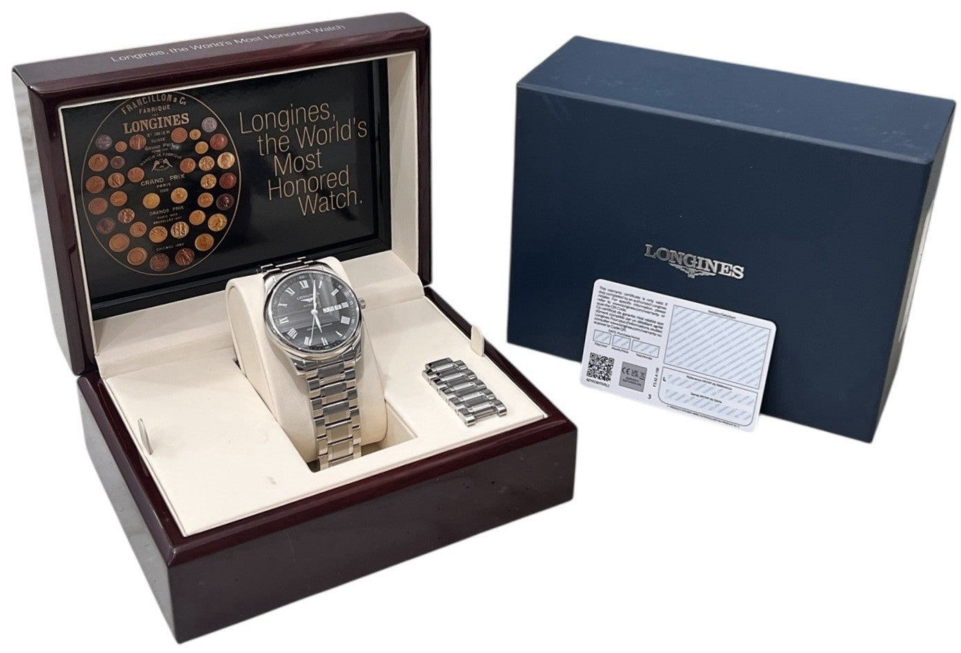 Longines Master Annual Calendar Steel Black Dial 40mm Automatic Mens L29104516