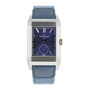 2025 Jaeger LeCoultre Reverso Steel Silver & Blue Dial 28mm Manual Wind Q3988481