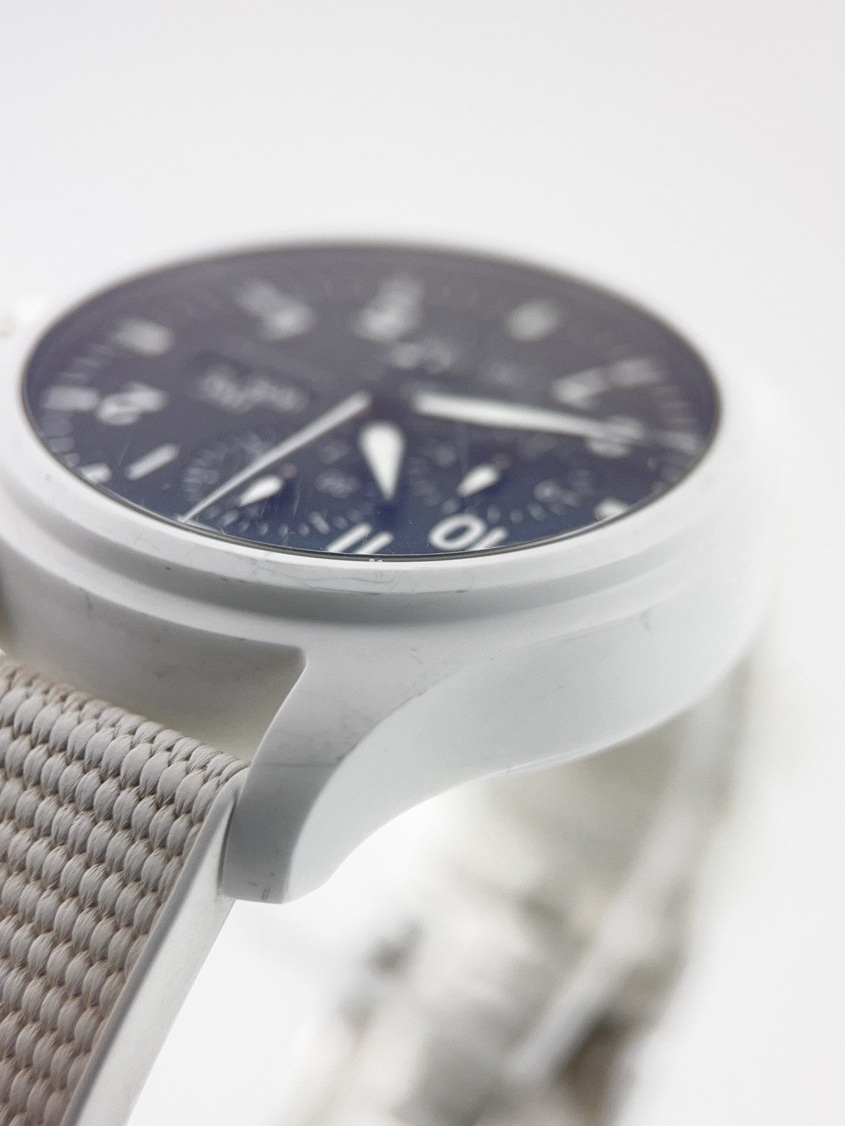 IWC Pilot Top Gun Chronograph Black Dial "Lake Tahoe" White Ceramic 44mm Watch