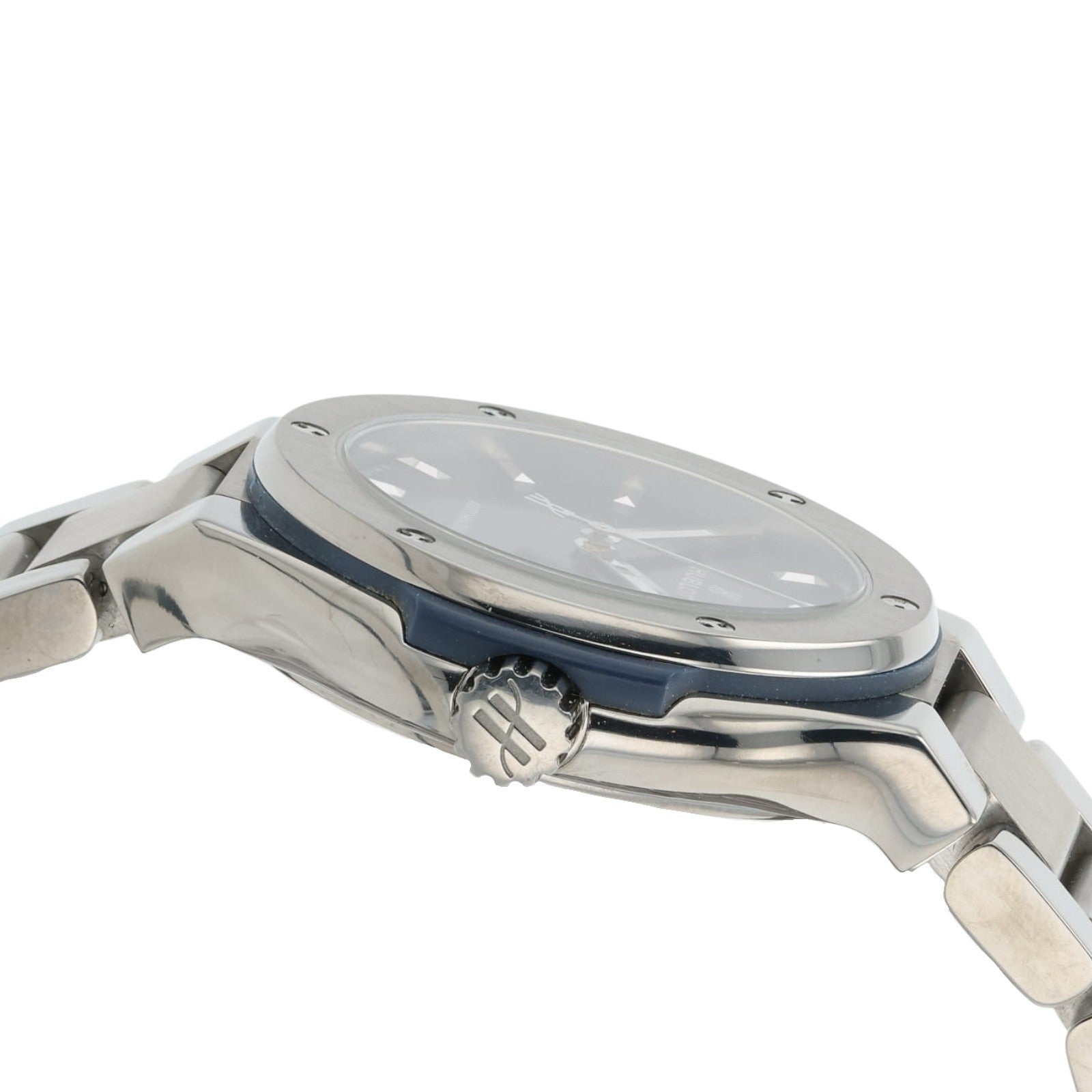 Hublot Classic Fusion Titanium Blue Dial 33mm Auto Women's Watch 585.NX.7170.NX