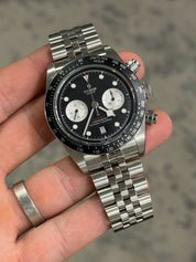 2025 Tudor Black Bay Chronograph 79360N 41mm Black Dial Stainless - Box Papers