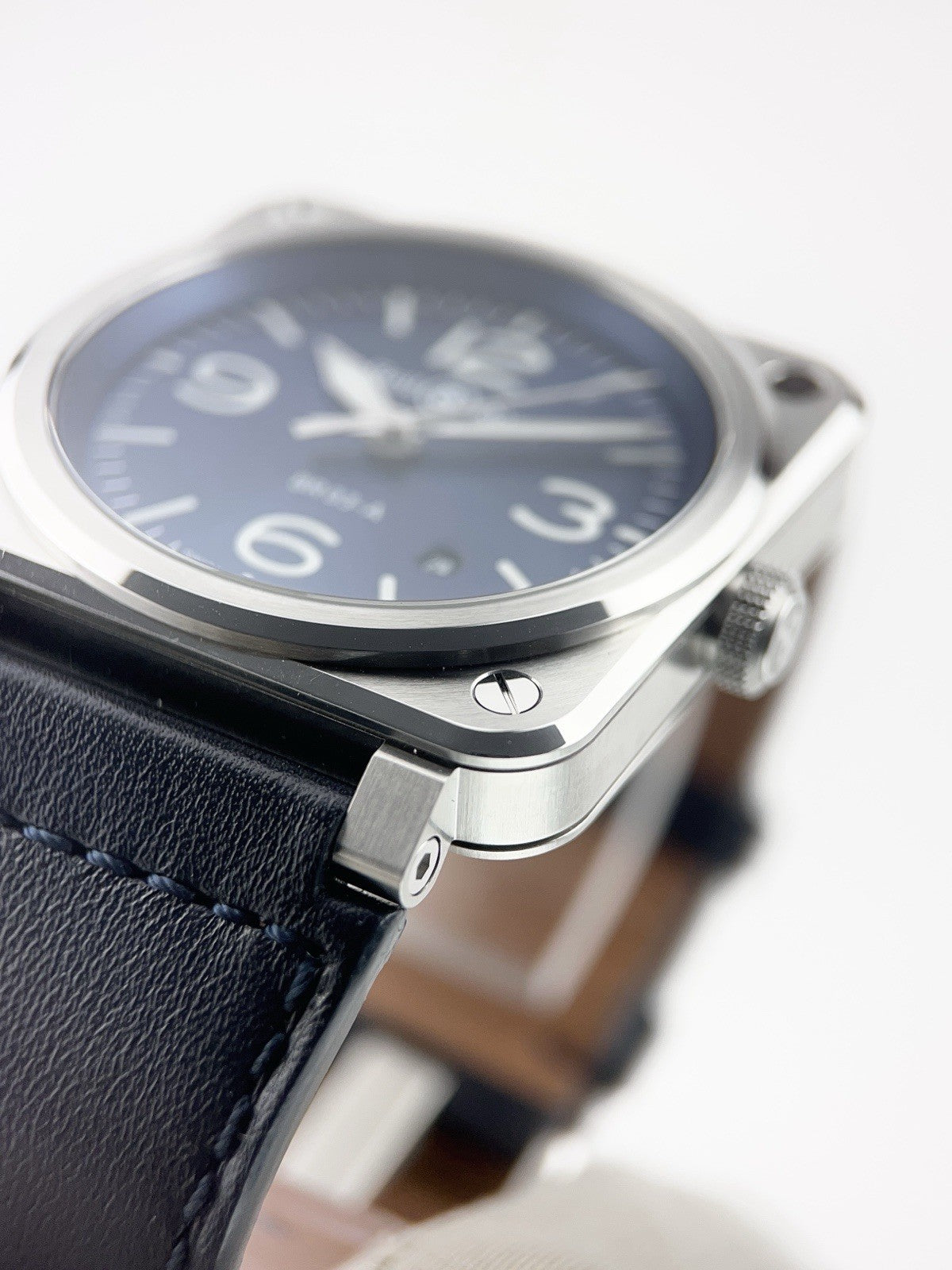 NEW Bell & Ross Blue Stainless Steel Blue Dial 41mm Automatic Men's Watch BR03