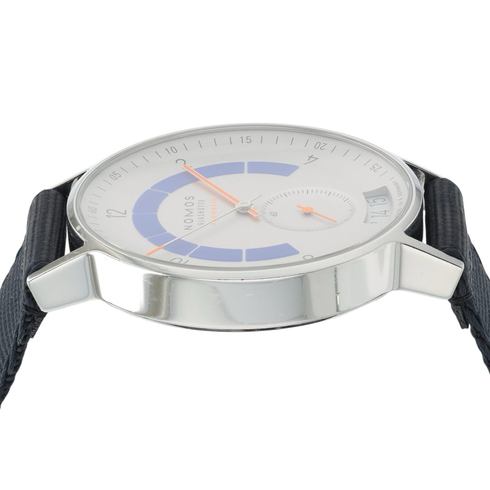 Nomos Autobahn Silver Dial Stainless Steel 41mm Automatic Movement Men’s Watch