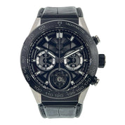 Tag Heuer Tourbillon Titanium Black Dial 45mm Automatic Men's Watch CAR5A8Y