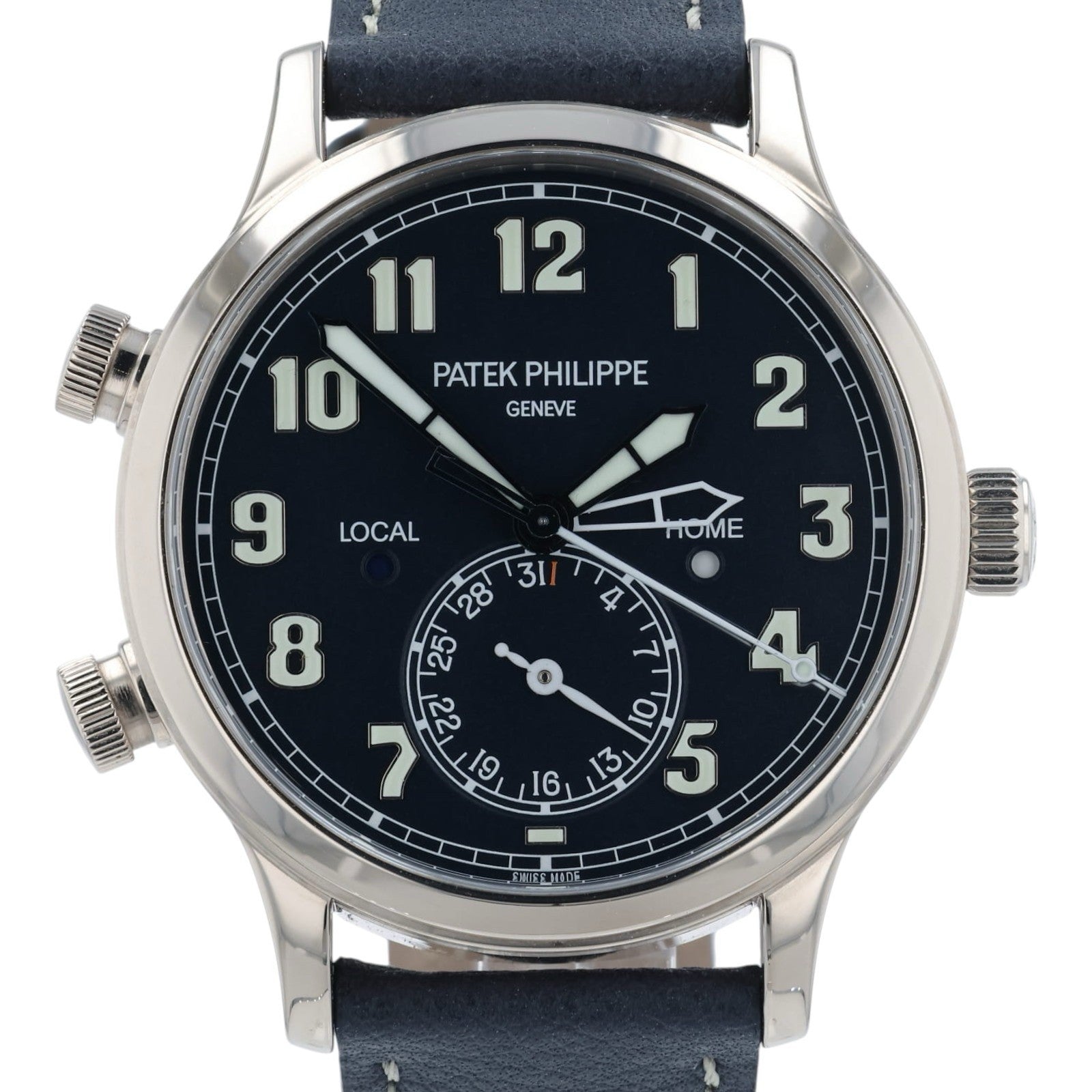 Patek Philippe Calatrava Blue Dial 18k White Gold 42mm Automatic Men’s 5524G-001