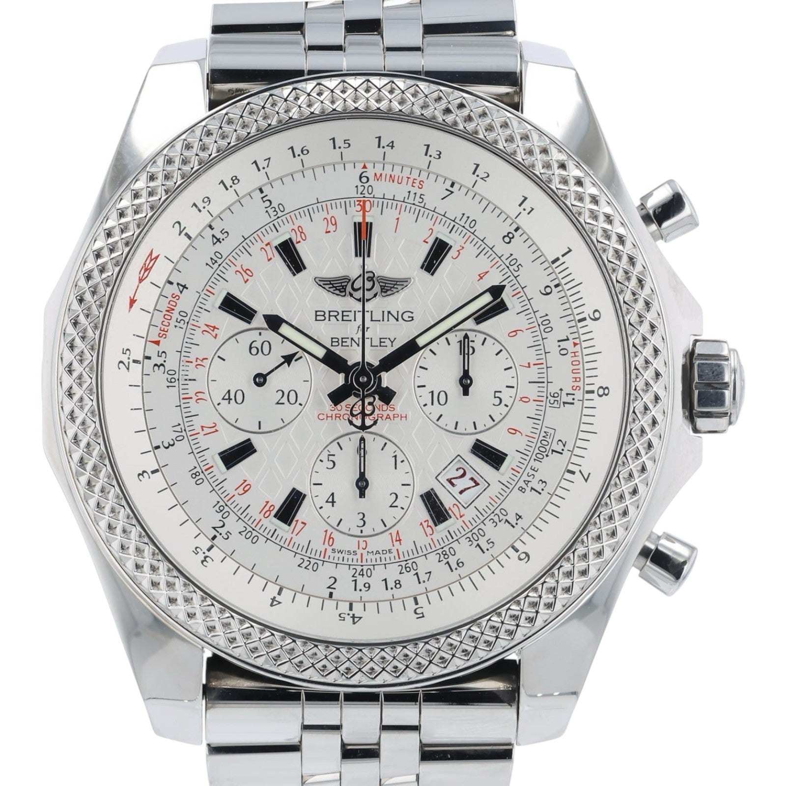 Breitling Bentley BO6 Silver Dial Stainless Steel 49mm Automatic Men’s AB0611