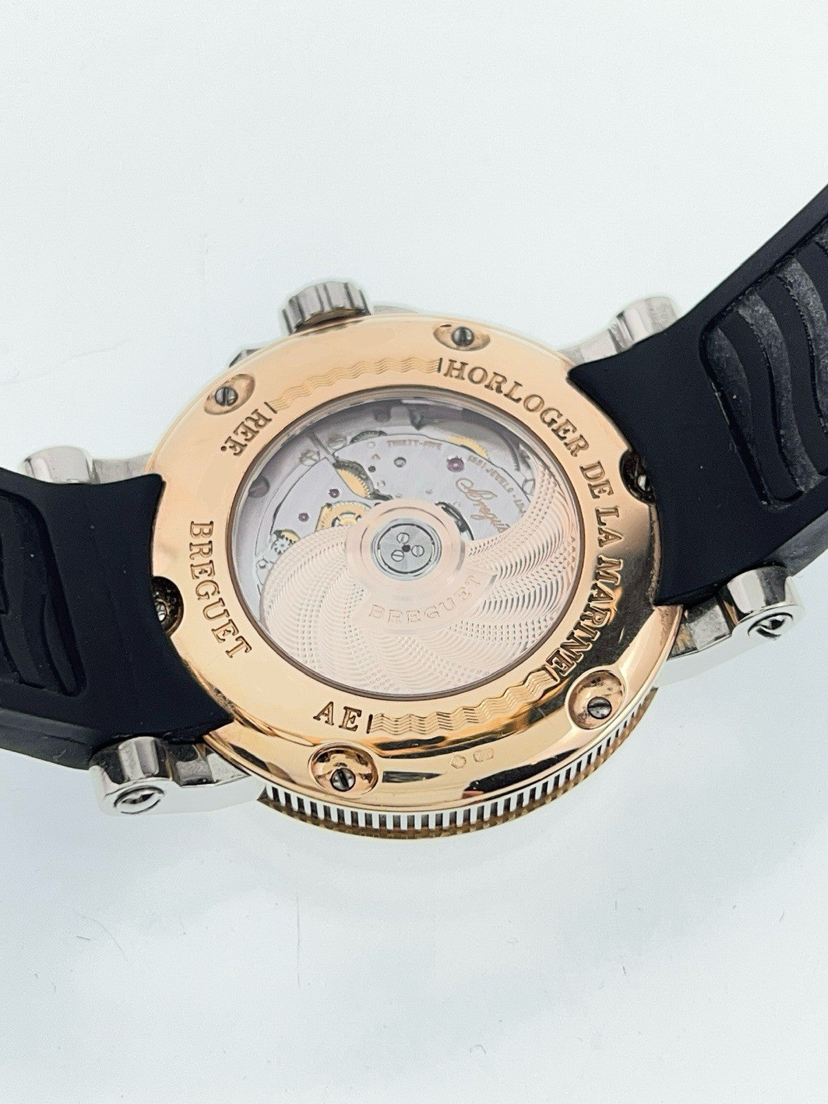 Breguet Marine 18k Gold Big Date 39mm Automatic Watch 5817BE/Z2/5V8 - Full Set