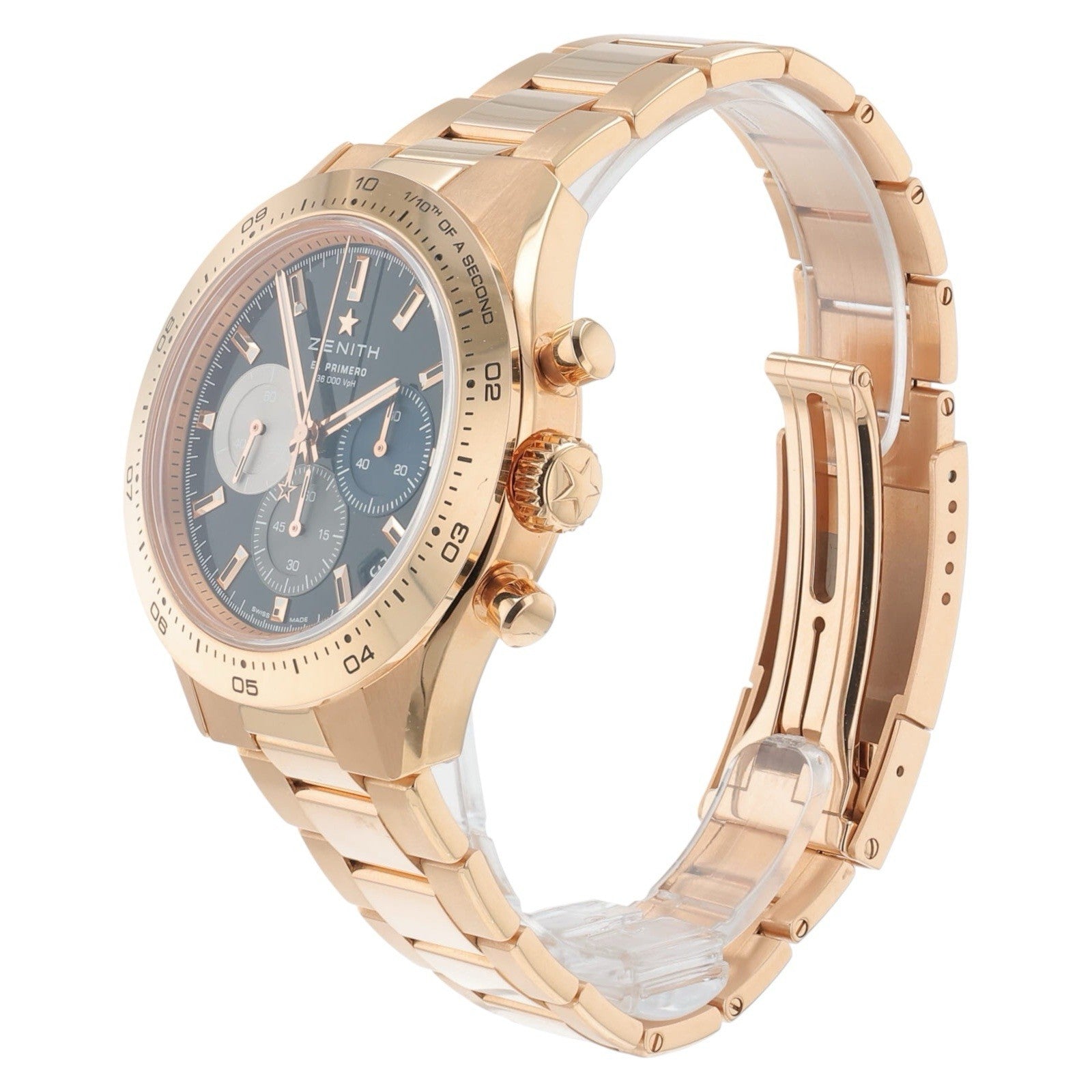 2025 Zenith Chronomaster Sport 18k Rose Gold Black Dial 41mm Watch 18.3101.3600
