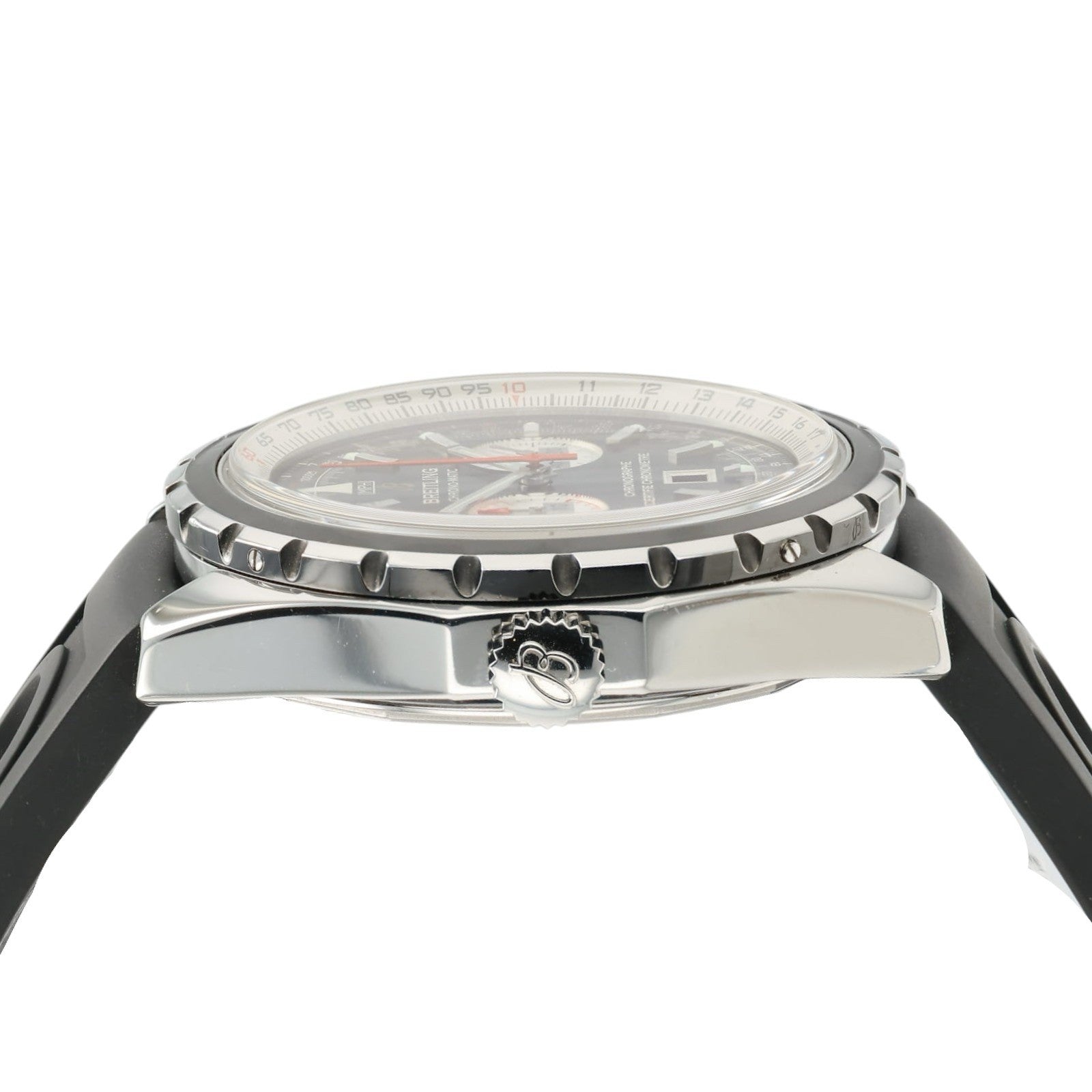 Breitling Chronomatic Silver Dial Stainless Steel 44mm Automatic Men’s A41360