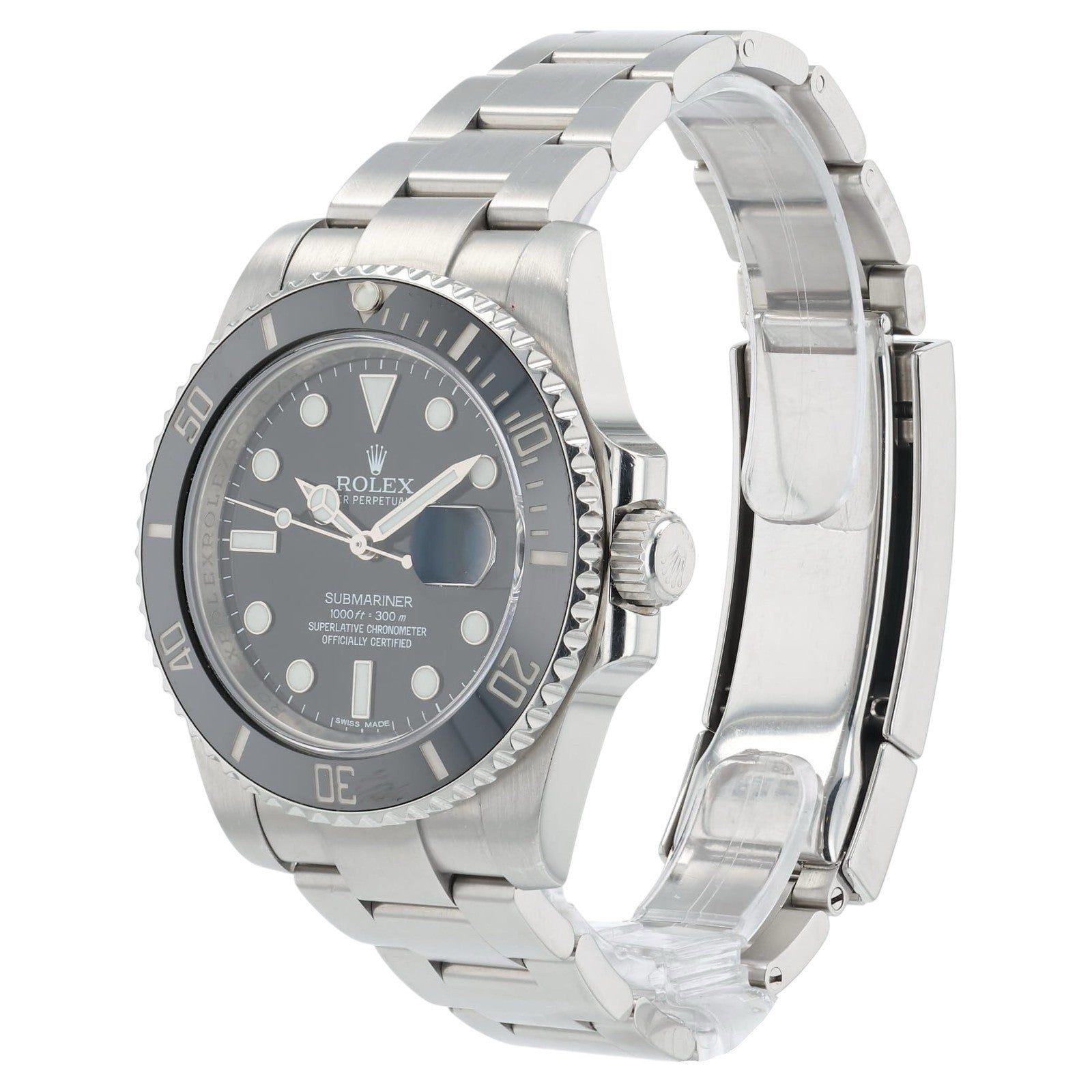 Rolex Submariner Black Dial Stainless Steel 40mm Automatic Men’s Watch 116610LN