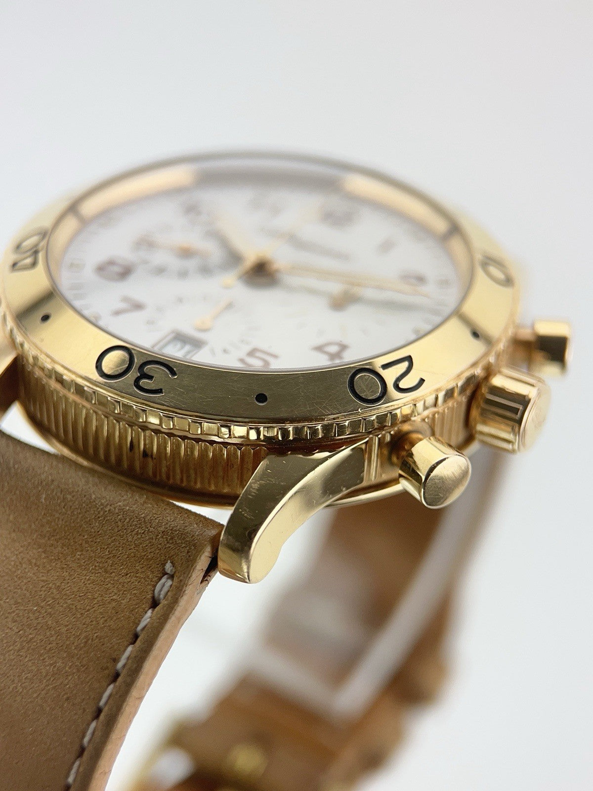 Breguet Type XX 18k Rose Gold White Dial 39mm Automatic Men's Watch 3820
