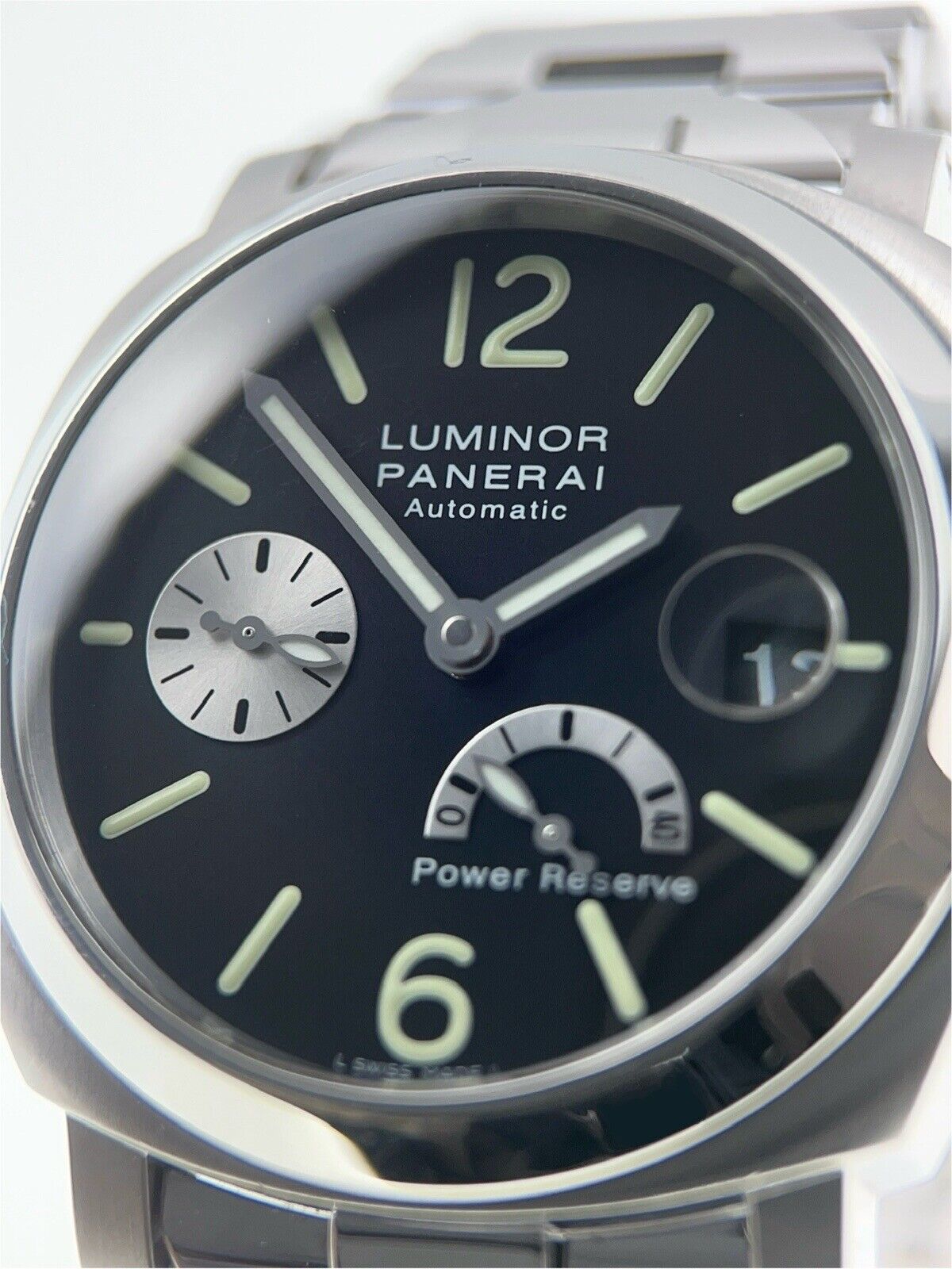 Panerai Luminor Power Reserve Stainless Steel Black 40mm Automatic PAM00126