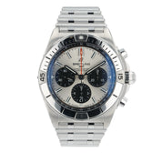 Breitling Chronomat Stainless Steel Silver Dial 42mm Automatic Mens Watch AB0134