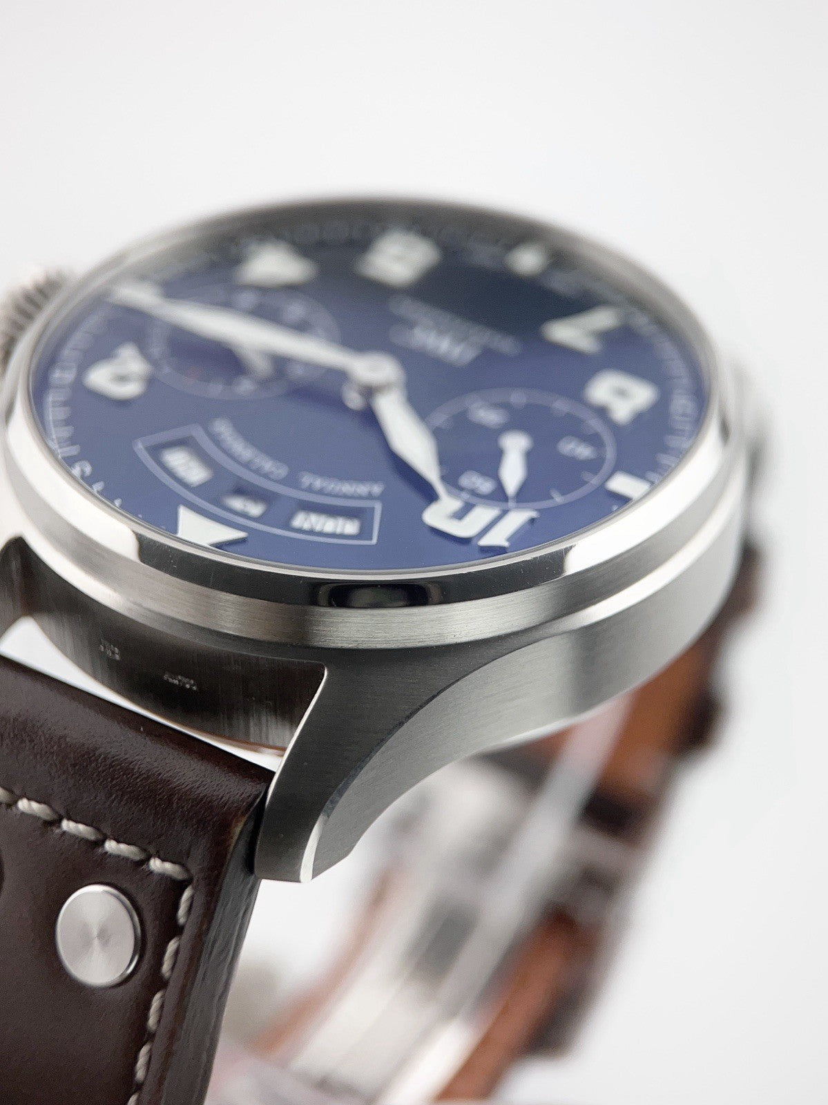 IWC Big Pilot 18k White Gold Blue Dial 46mm Automatic Men’s Watch IW502703