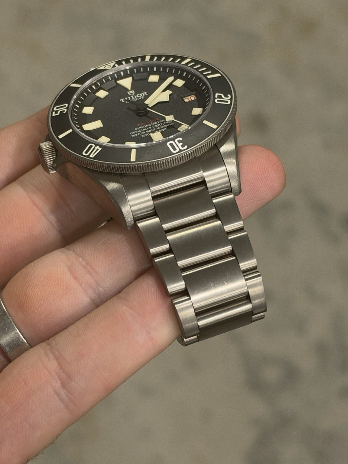 Tudor Pelagos LHD Mens Automatic Titanium Men's Watch 25610TNL - Watch Only