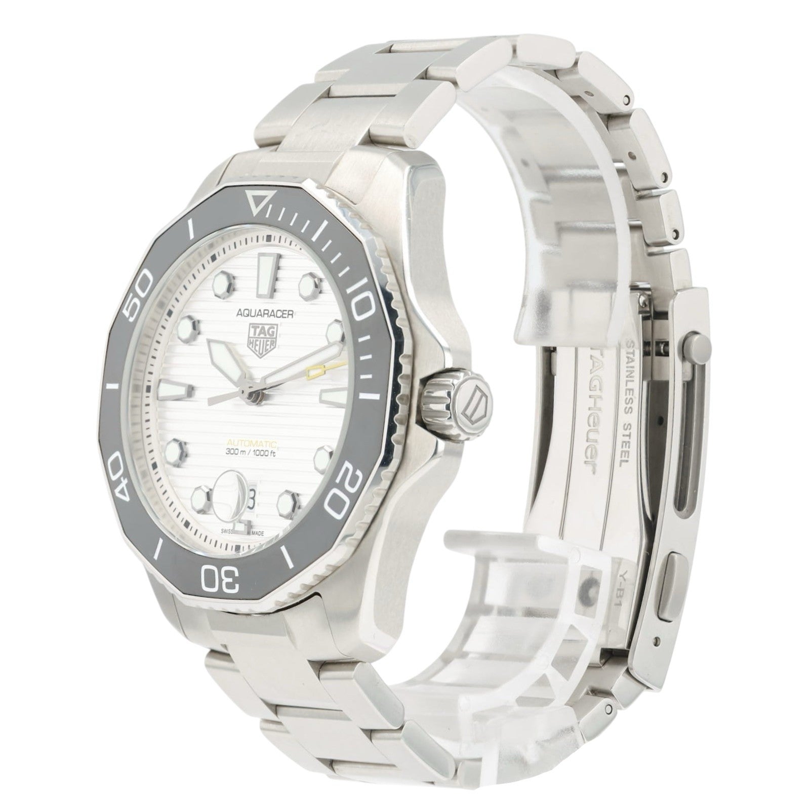 Tag Heuer Aquaracer Gray Dial Stainless Steel 43mm Automatic Mens Watch WBP201C
