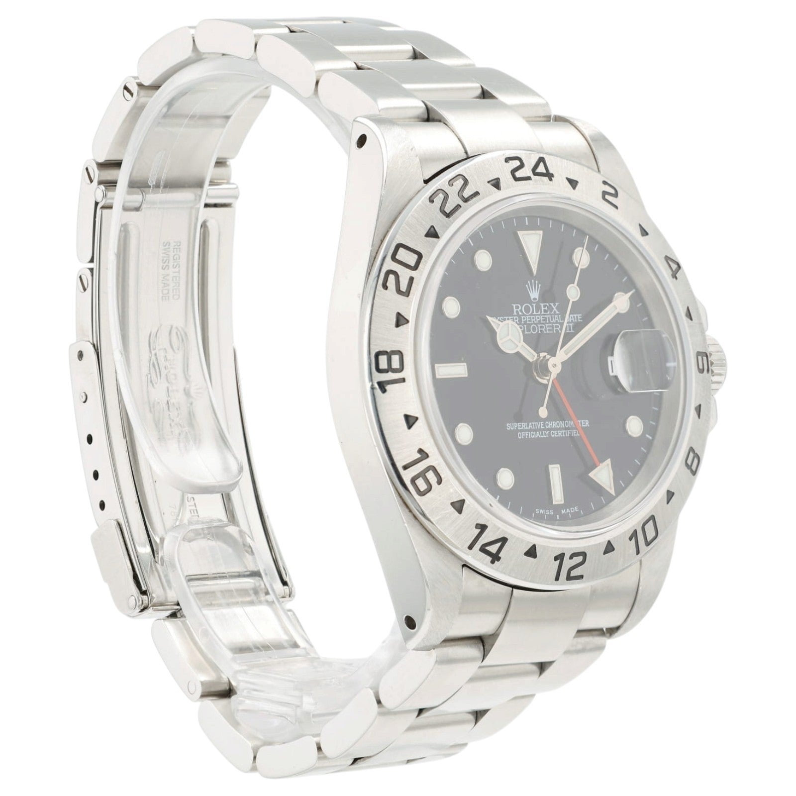 Rolex Explorer II Black Dial Stainless Steel 40mm Automatic Men's Watch 16570