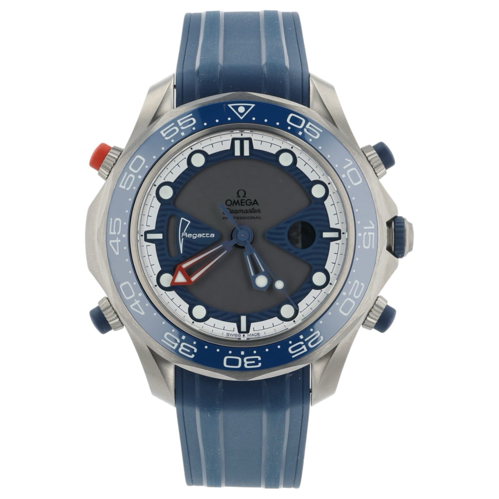 Omega Seamaster Regatta Steel Grey Dial 46mm Quartz Watch 216.92.46.79.10.001