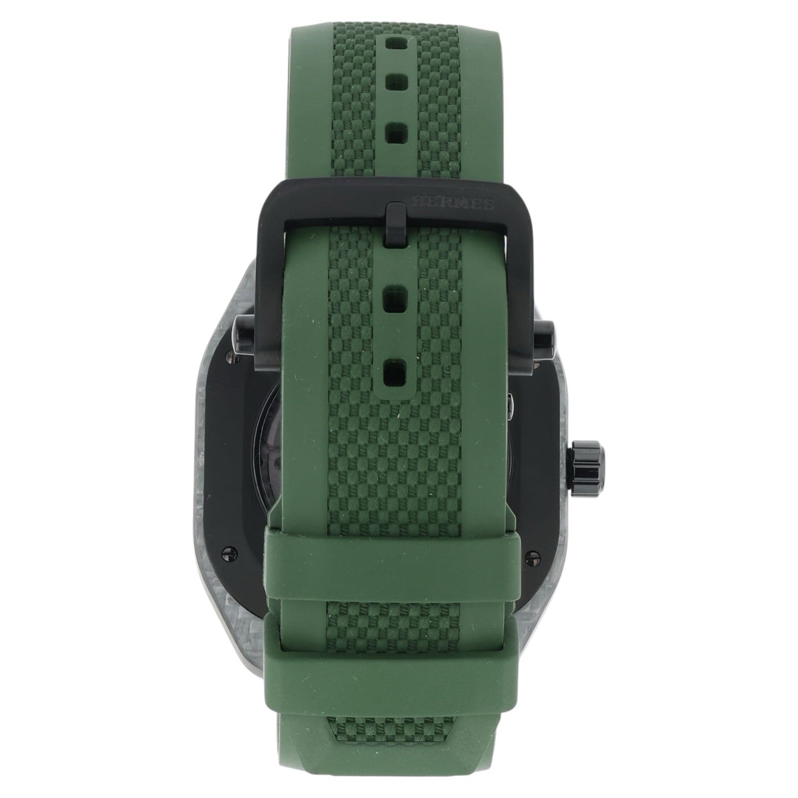 Hermes H08 Carbon & Titanium Gray Dial 42mm Automatic Movement Mens Watch