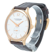 Chopard L.U.C 18k Rose Gold Silver Dial 40mm Automatic Movement Mens 161948