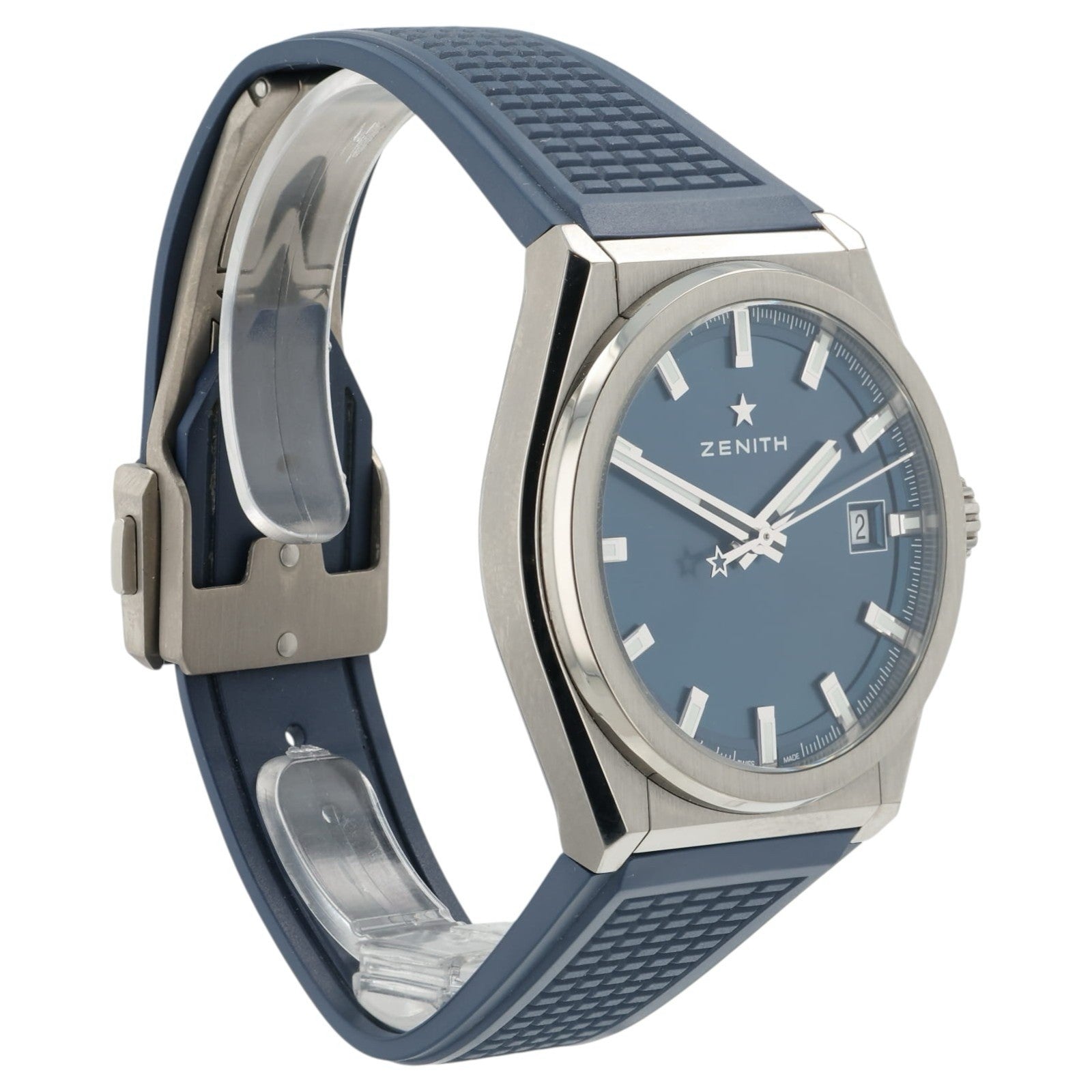 Zenith Defy Date Blue Dial Titanium 41mm Automatic Men’s Watch 95.9000.670