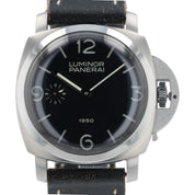 Panerai Luminor Black Dial Stainless Steel 47mm Manual Wind Mens Watch PAM00127