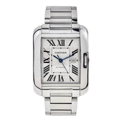 Cartier Anglaise Stainless Steel White 30mm Automatic Unisex Watch W5310009