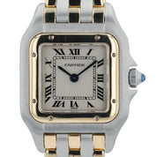 Cartier Panthere 3 Row Silver Dial Steel 23mm Quartz Women's Watch 1057917