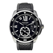 Cartier Calibre de Cartier Diver 3729 Black Dial Men's Stainless Steel Watch