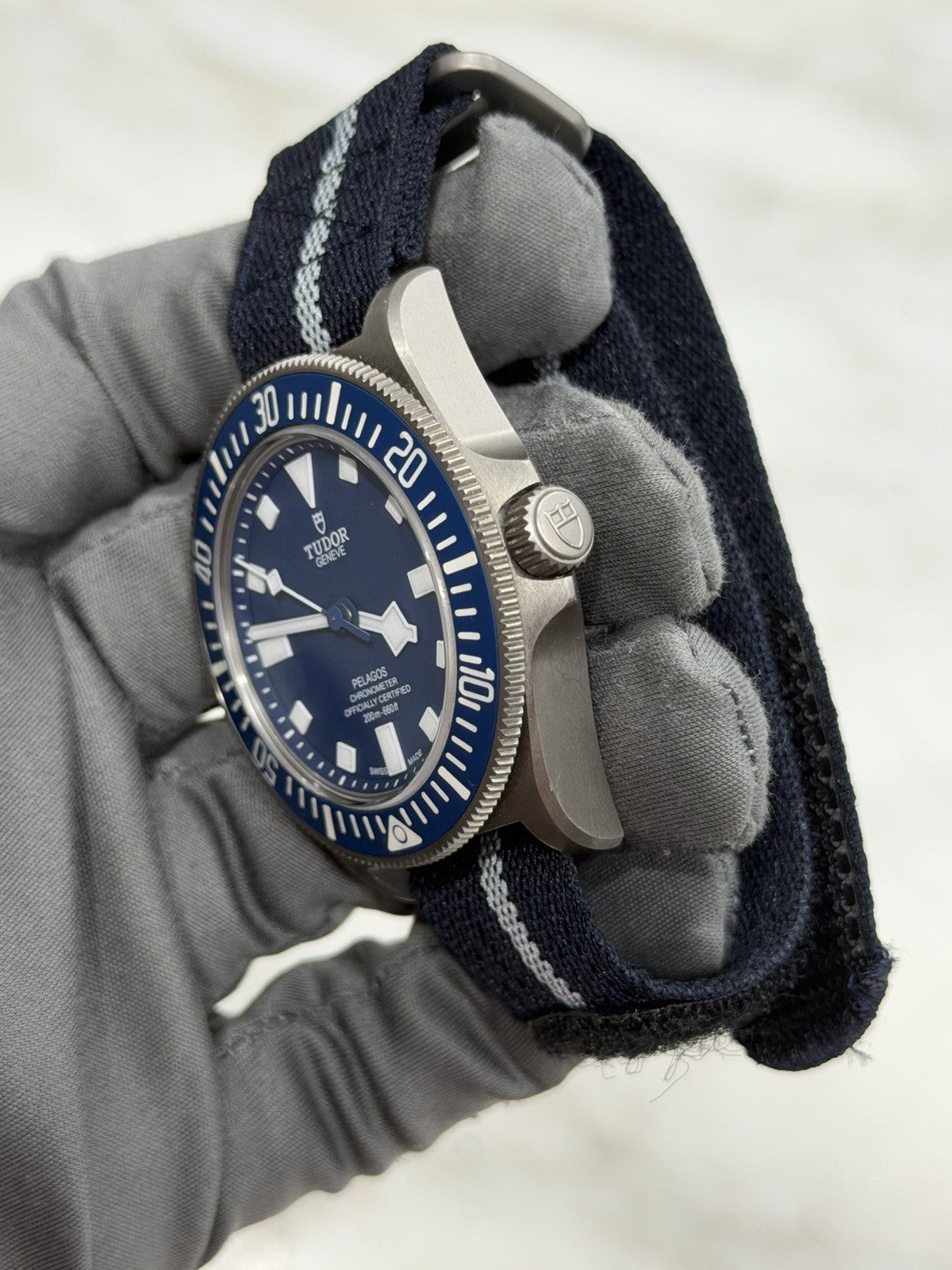 Tudor Pelagos FXD Blue Dial 42mm Automatic Mens Watch 25707B/22 - Box/Papers