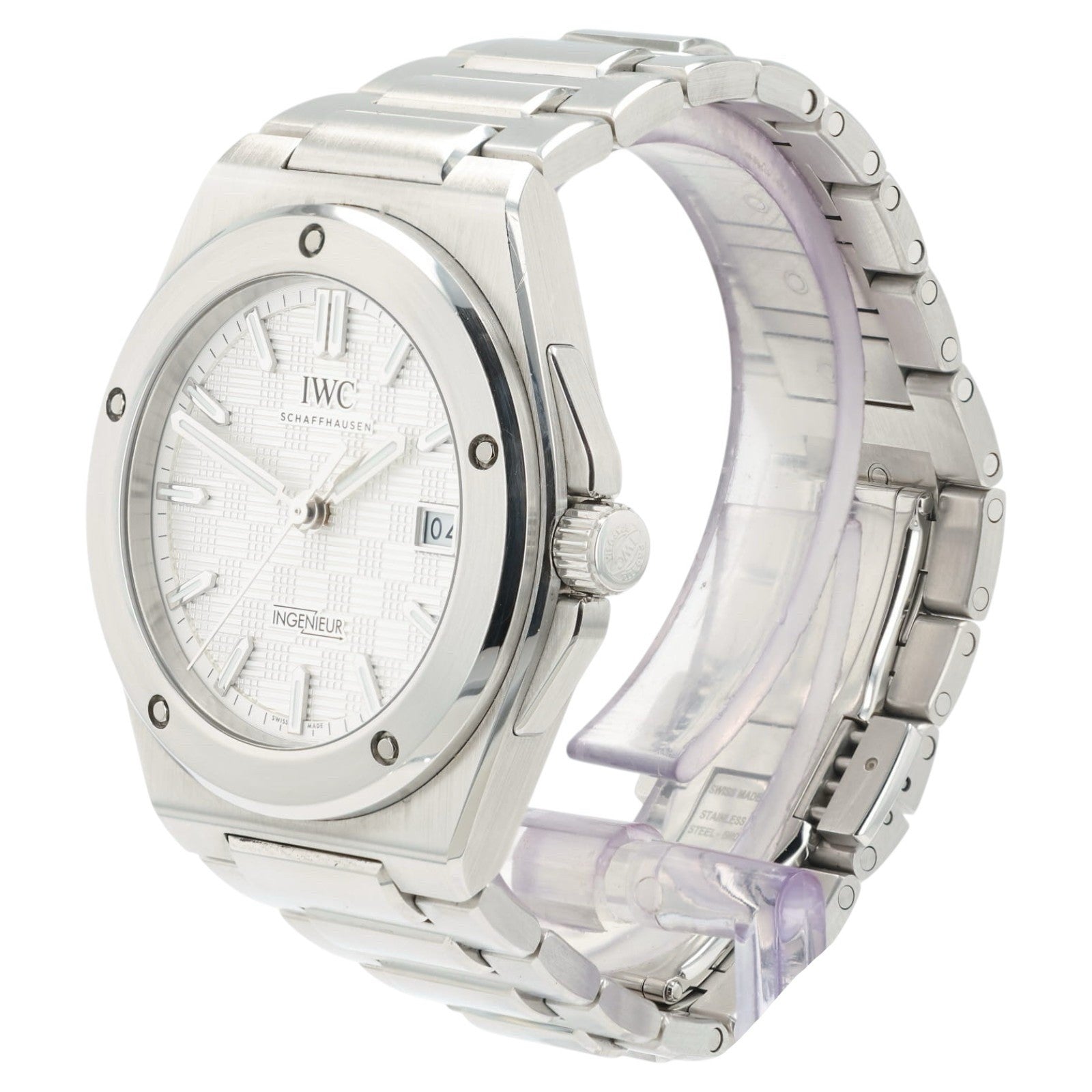 IWC Ingenieur White Dial Stainless Steel 40mm Automatic Men’s Watch IW328902