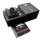 Tag Heuer Porsche Carrera Black Dial Stainless Steel 44mm Automatic Mens CBN2A1F