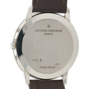 Vacheron Constantin Patrimony 18k White Gold Silver Dial 40mm Manual Wind 81180