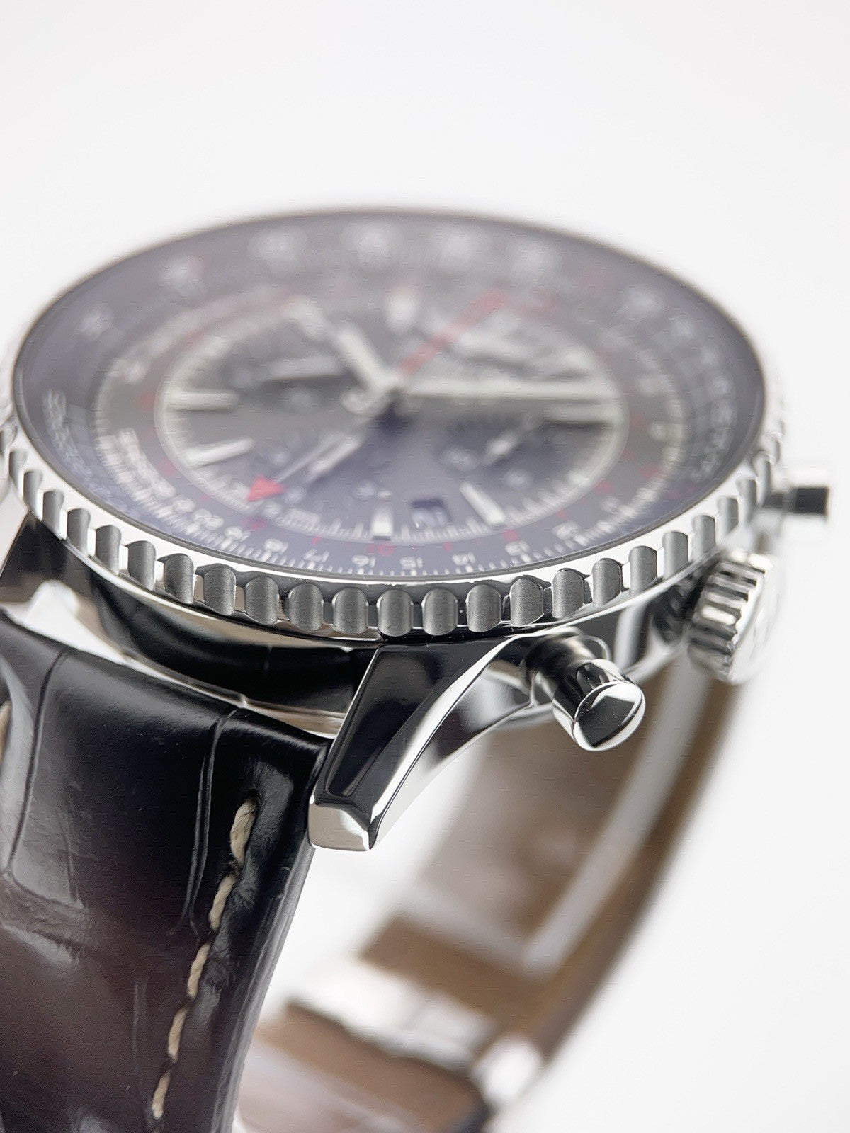 Breitling Navitimer Stainless Steel Black Dial 48mm Automatic Men’s AB0441 - B/P